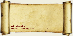 Milan Crnjanski vizit kartica